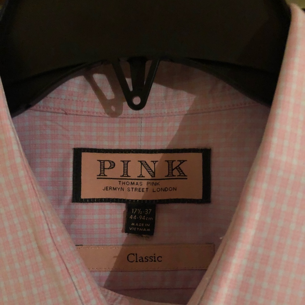 Thomas Pink Dress Shirt - Picture 3 of 4